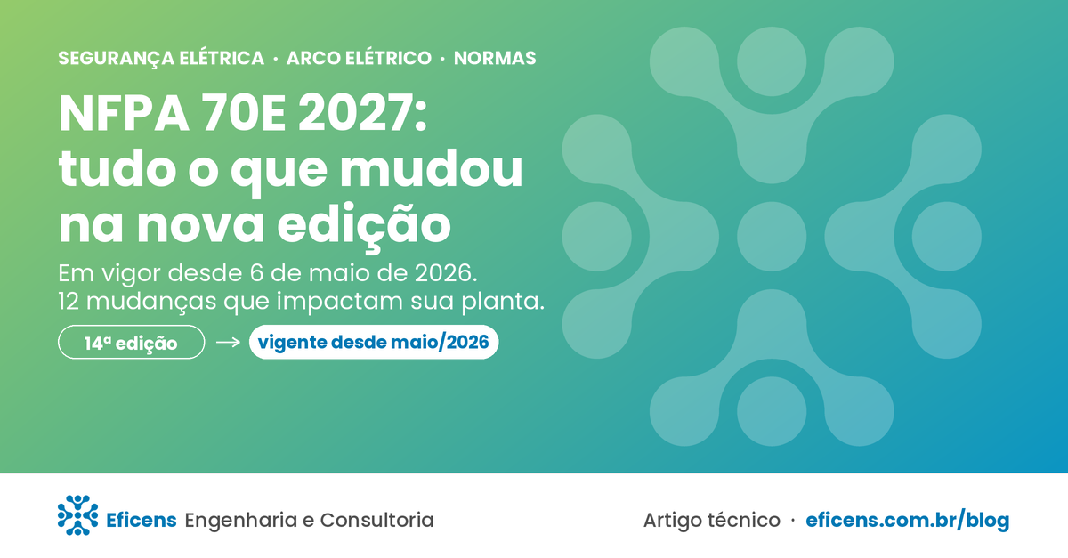 NFPA 70E 2027: o que mudou na nova edição da norma de arco elétrico